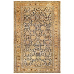 19th Century Persian Sultanabad Handmade Wool Rug by Doris Leslie Blau