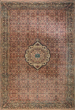 Antique 19th Century Persian Tabriz Carpet ( 10'2" x 15'2" - 310 x 462 )