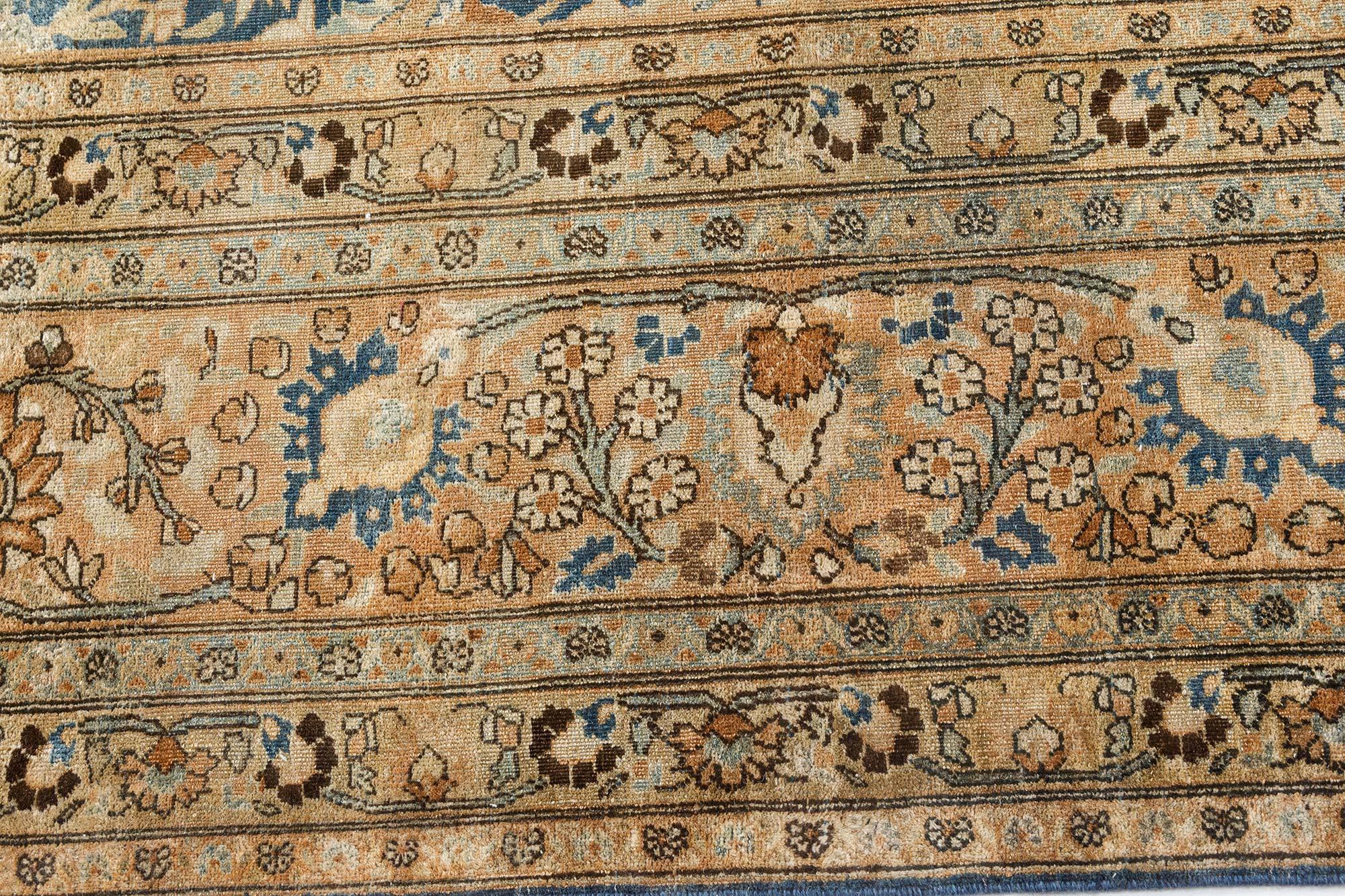 Doris Leslie Blau 19th Century Persian Tabriz Handmade Wool Carpet For Sale 4