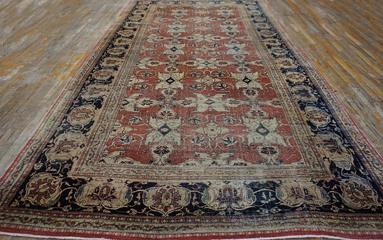 19th Century Persian Tabriz Haji Jalili Carpet, Size: 7' 8