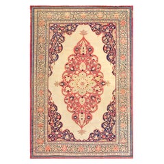 Alfombra persa Tabriz Haji Jalili del siglo XIX ( 7'6'' x 11' - 230 x 355 )