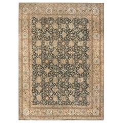 Used 19th Century Persian Tabriz Hand Knotted Rug