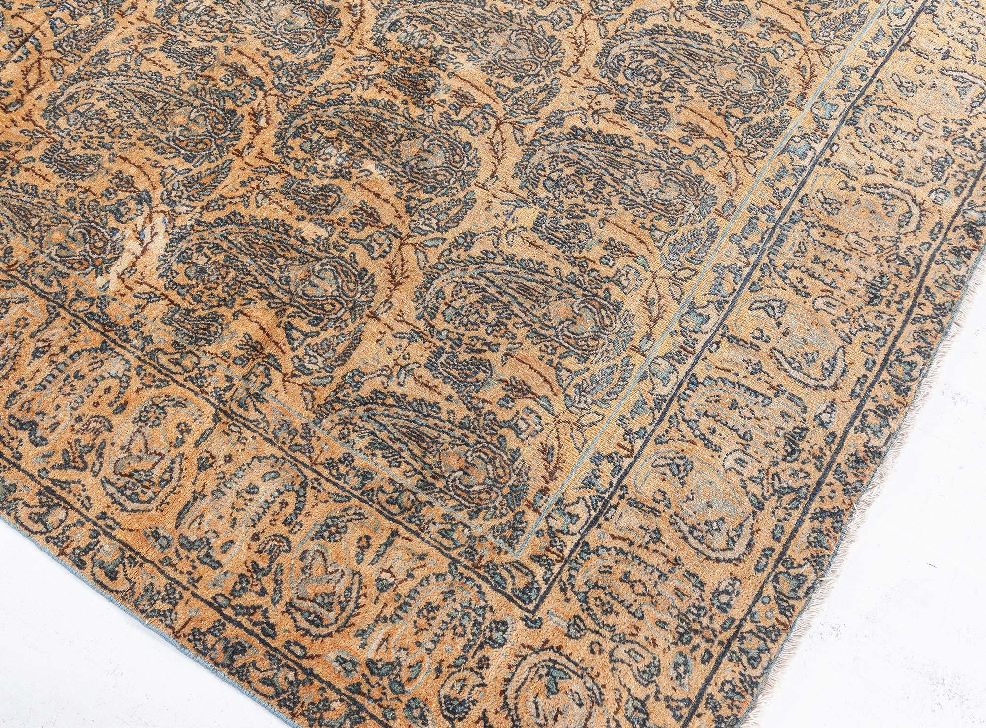 XIXe siècle Tapis persan de Tabriz du 19ème siècle fait à la main en vente