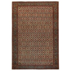 19th Century Persian Tabriz Handmade Wool Rug