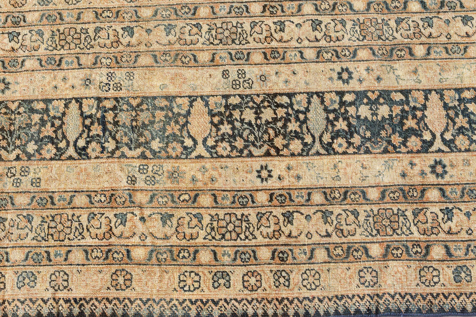 Doris Leslie Blau Tappeto persiano Tabriz autentico del XIX secolo In condizioni buone in vendita a New York, NY