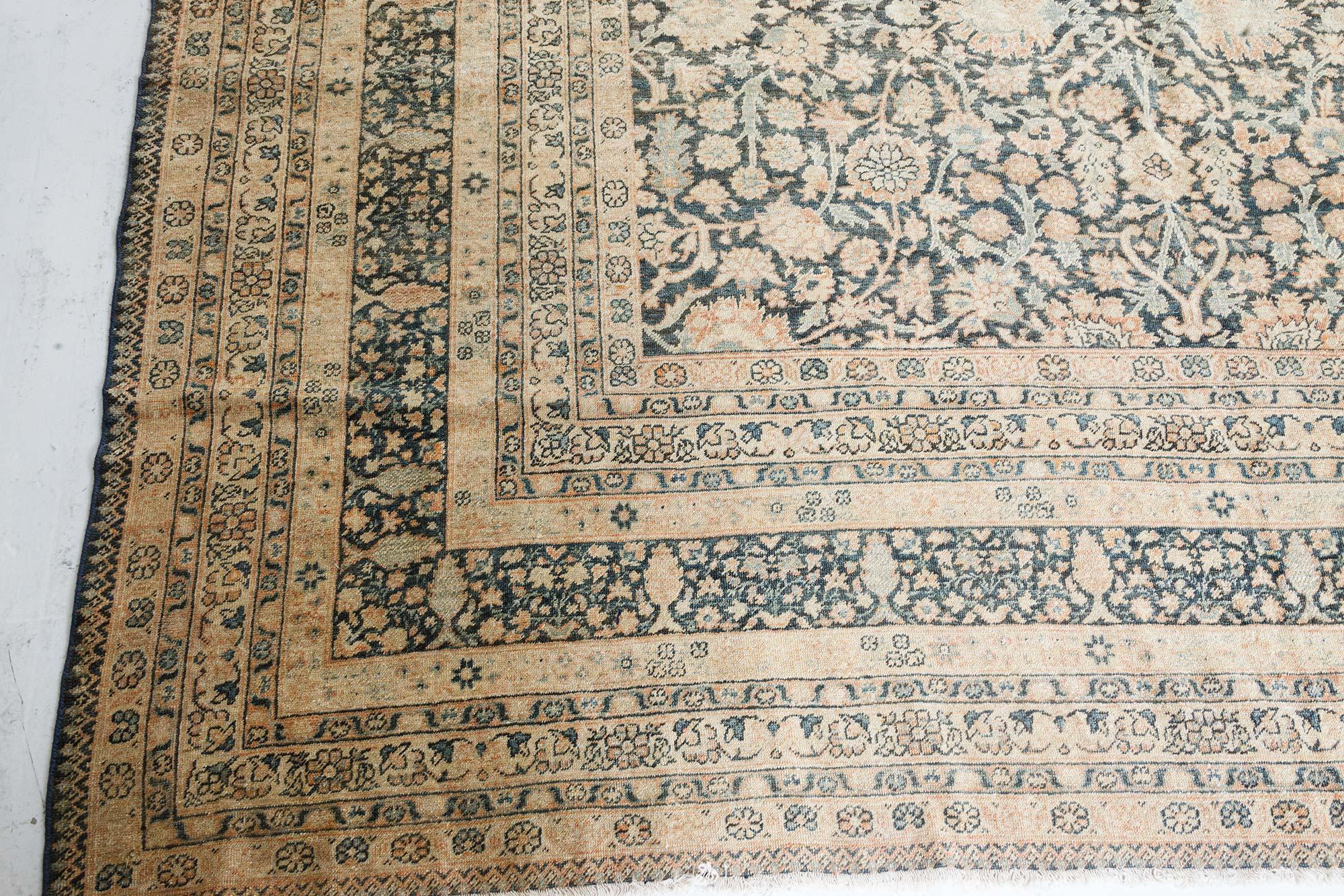 Doris Leslie Blau Tappeto persiano Tabriz autentico del XIX secolo in vendita 1