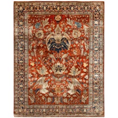 Doris Leslie Blau 19th Century Persian Tabriz Silk Rug
