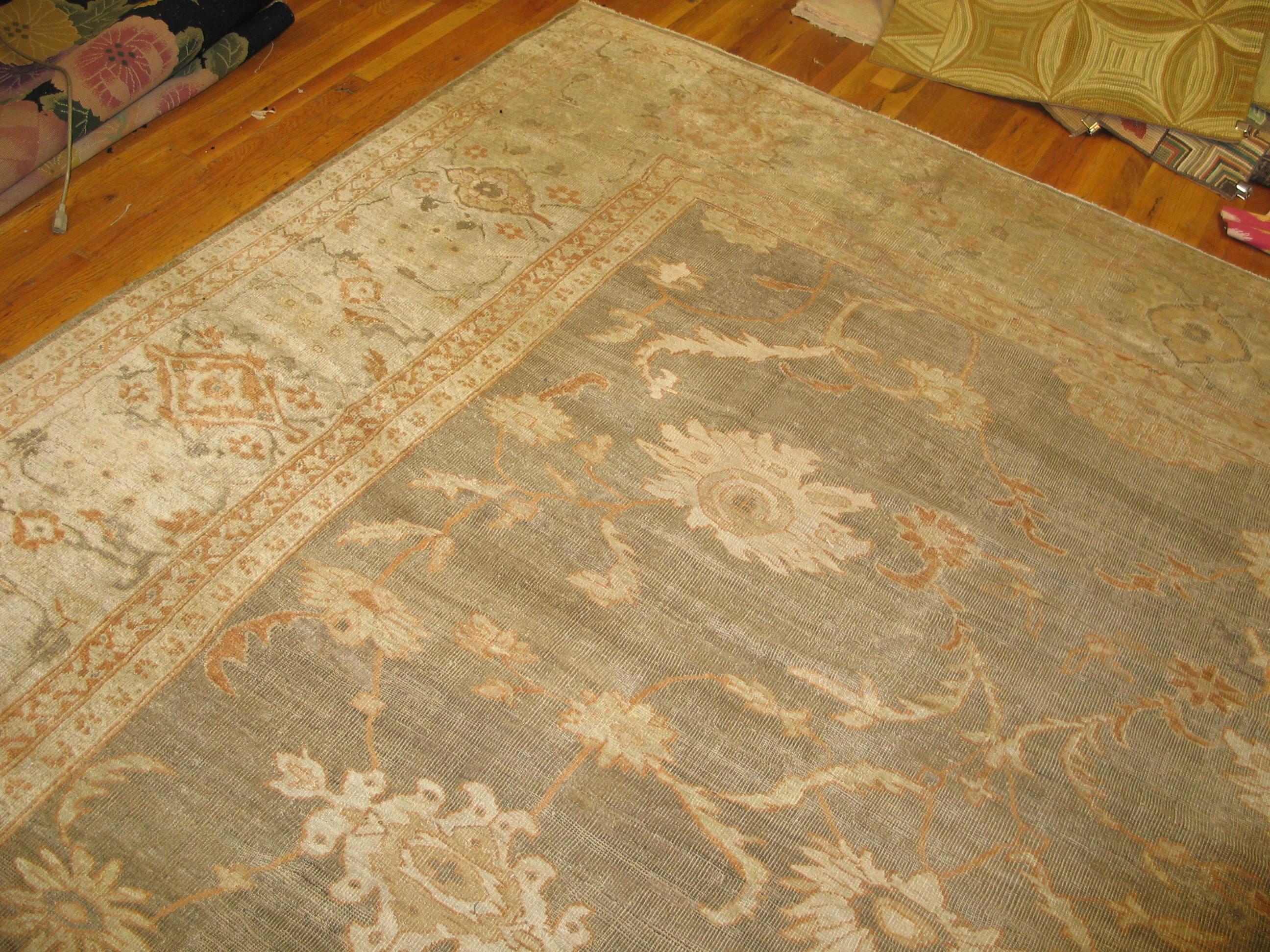  19th Century Persian Ziegler Sultanabad Carpet ( 11'6