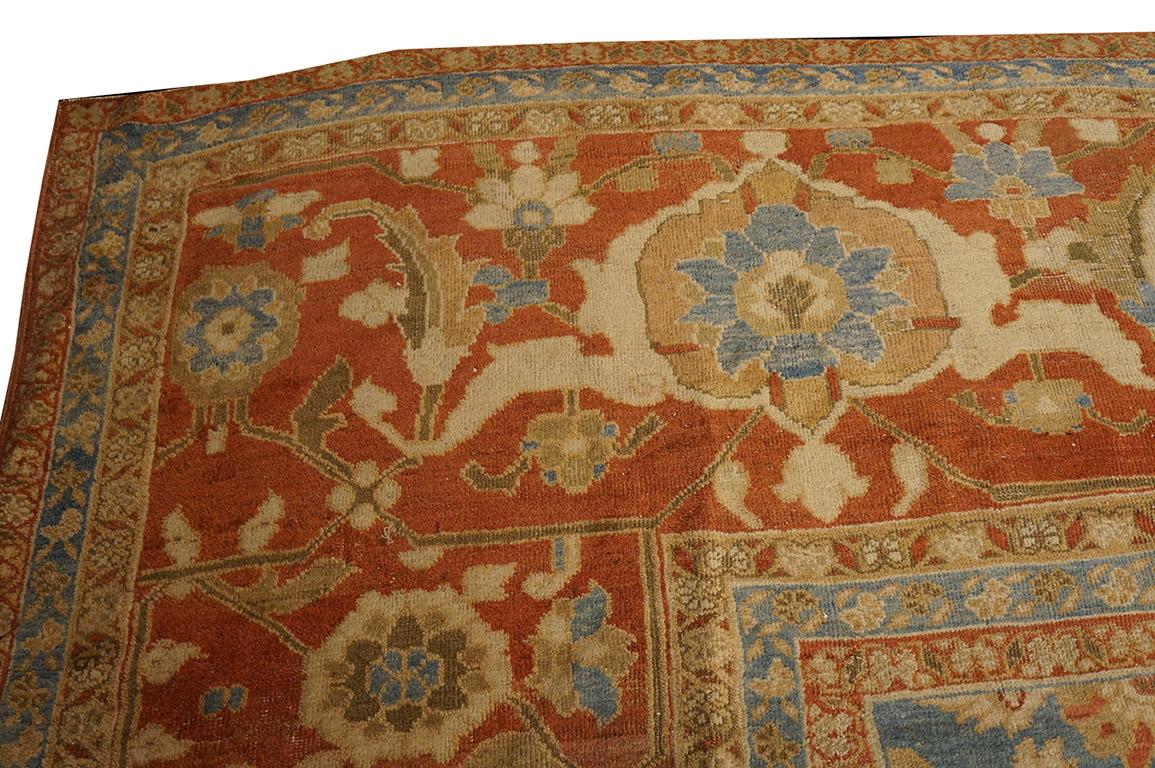 Tapis persan Ziegler Sultanabad du 19ème siècle (83 x 477 x 670 cm) en vente 1