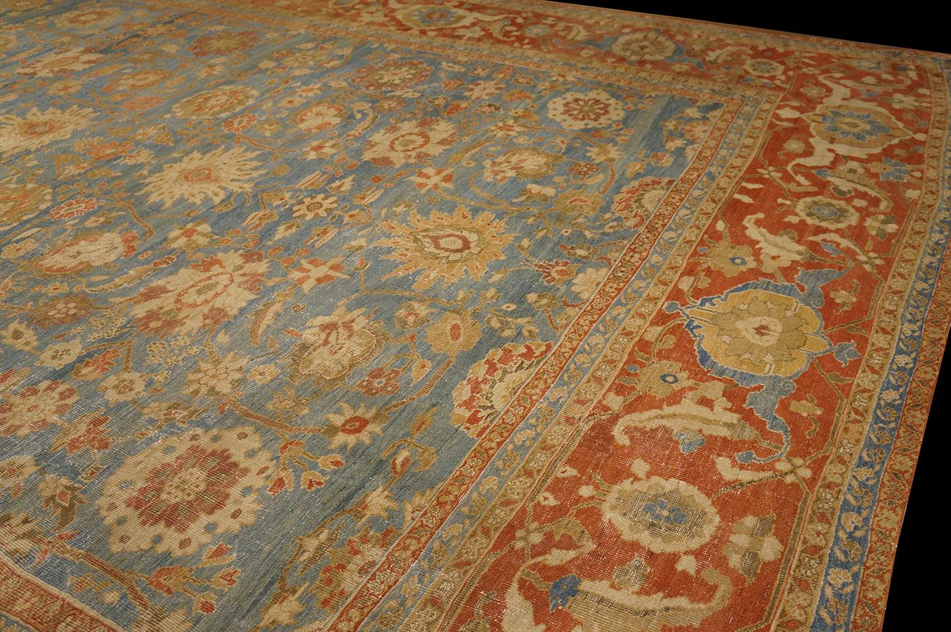 Tapis persan Ziegler Sultanabad du 19ème siècle (83 x 477 x 670 cm) en vente 2