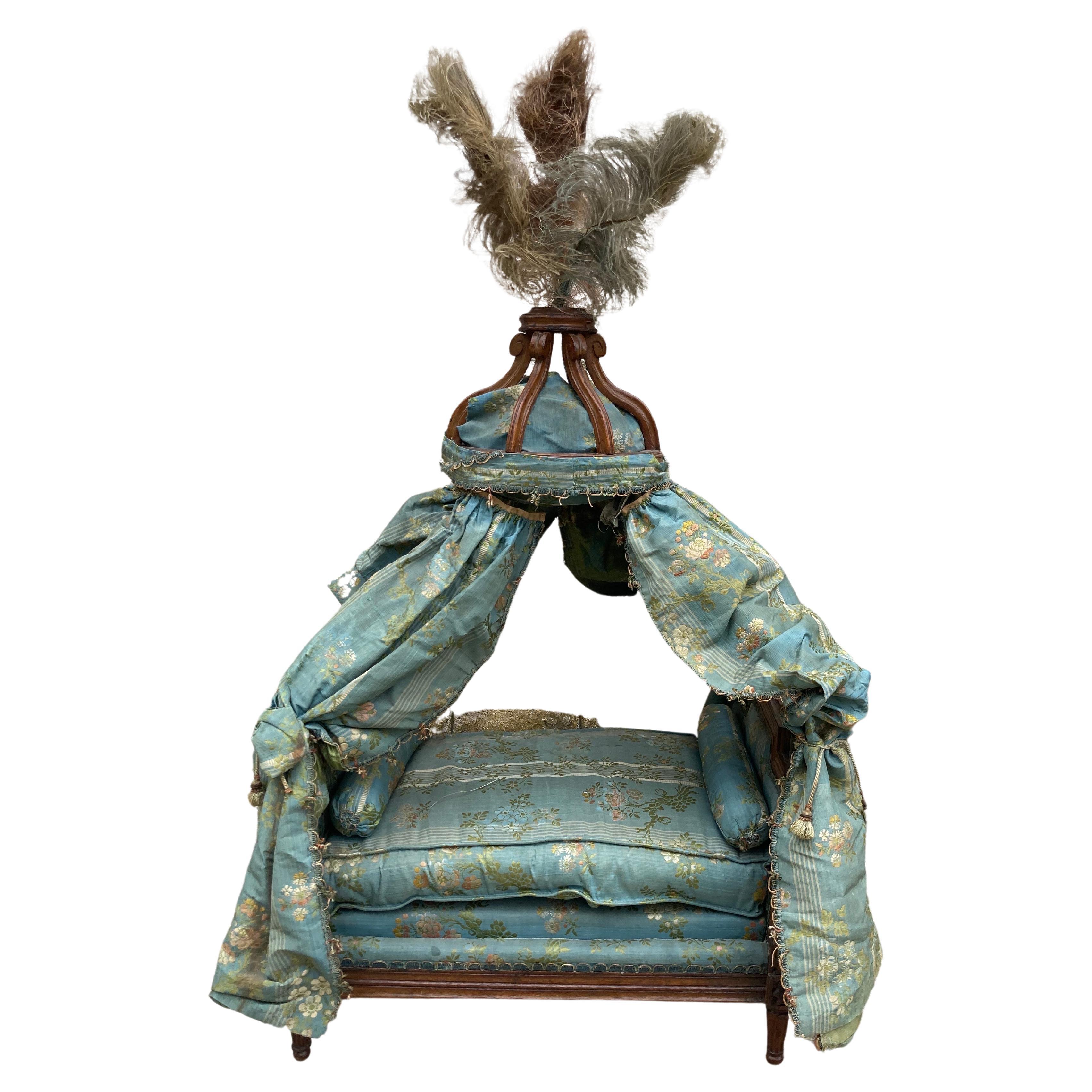 19th Century Pet or Doll Bed For Sale