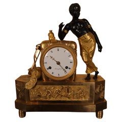 Reloj de chimenea Peter Strengberg del siglo XIX
