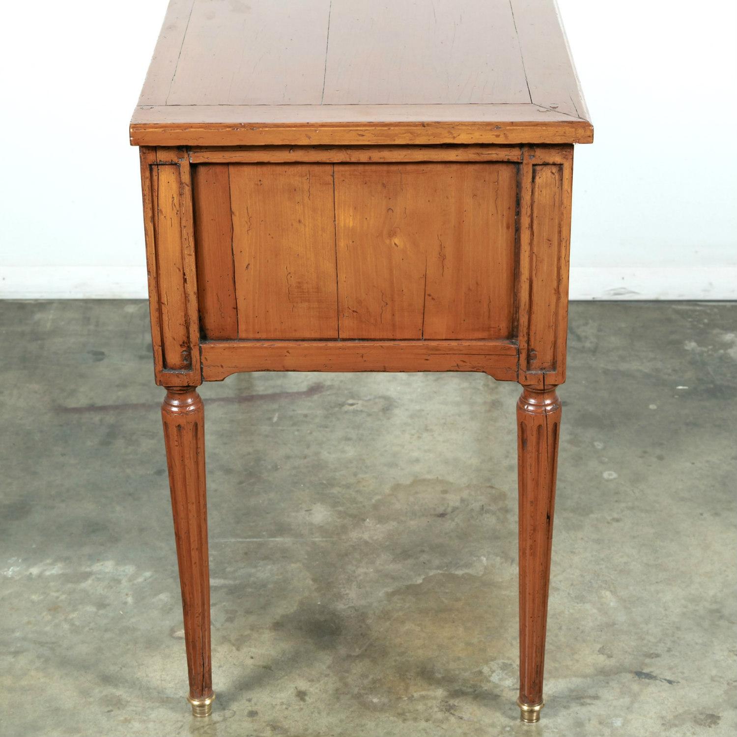 19th Century Petite French Louis XVI Cherry Commode 6