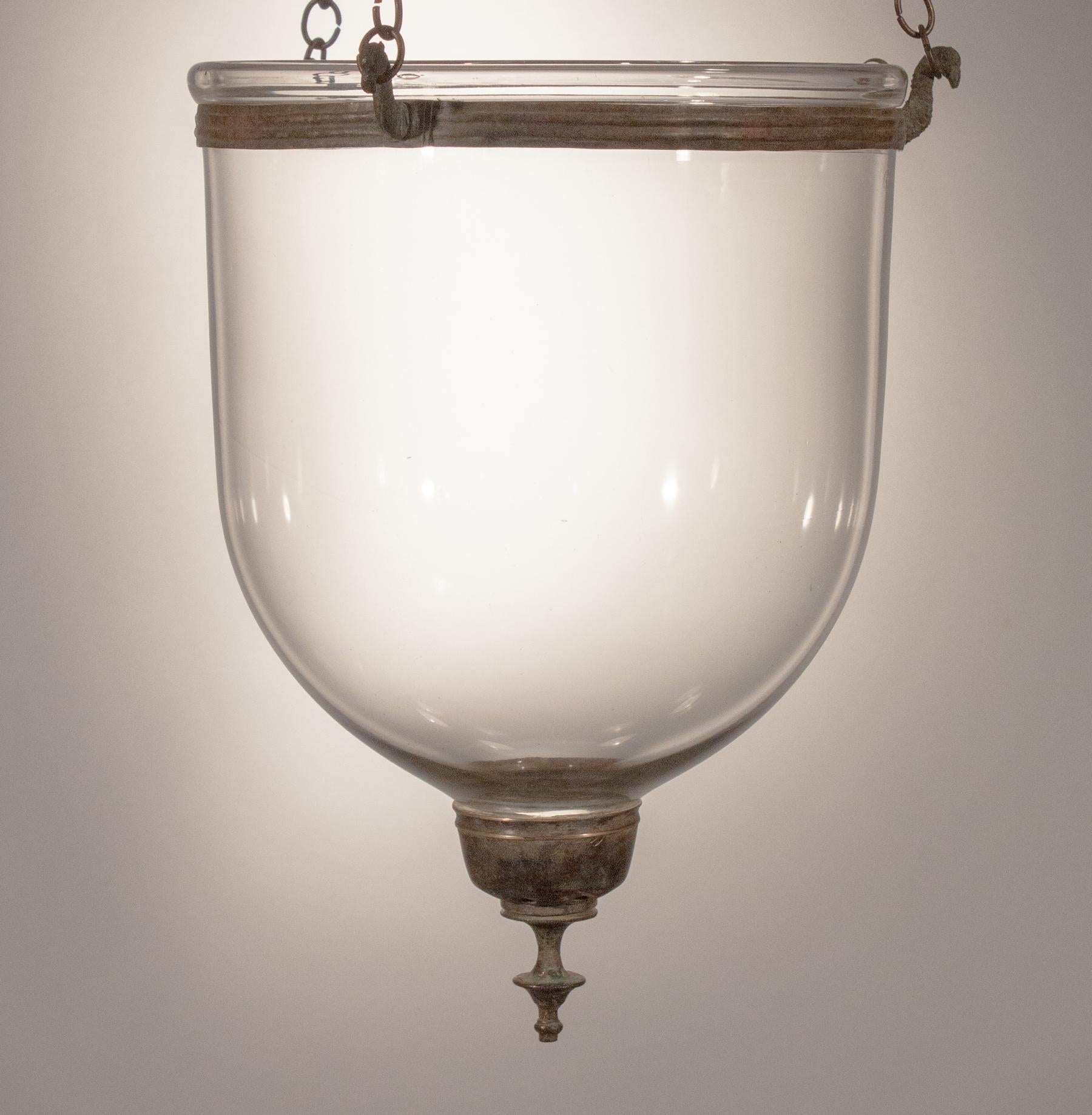  Petite Handblown Glass Bell Jar Lantern 2