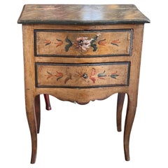 Antique 19th Century Petite Painted Commode