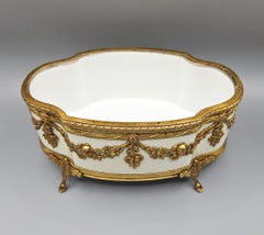 19th century Petite ‘Sèvres’ Jardinière with Gilt Bronze Mount, France, c. 1870