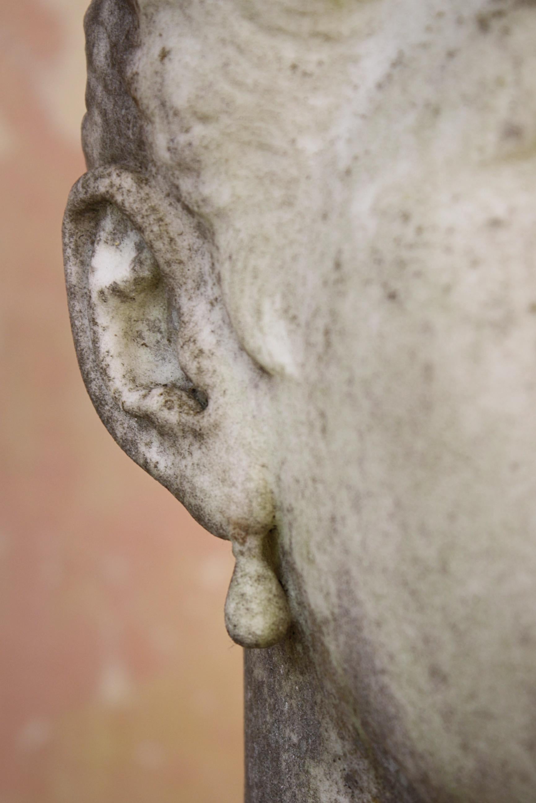 Inglese Filantropo del XIX secolo Annie, Lady Jerningham Grande busto in marmo W.R.Ingram in vendita