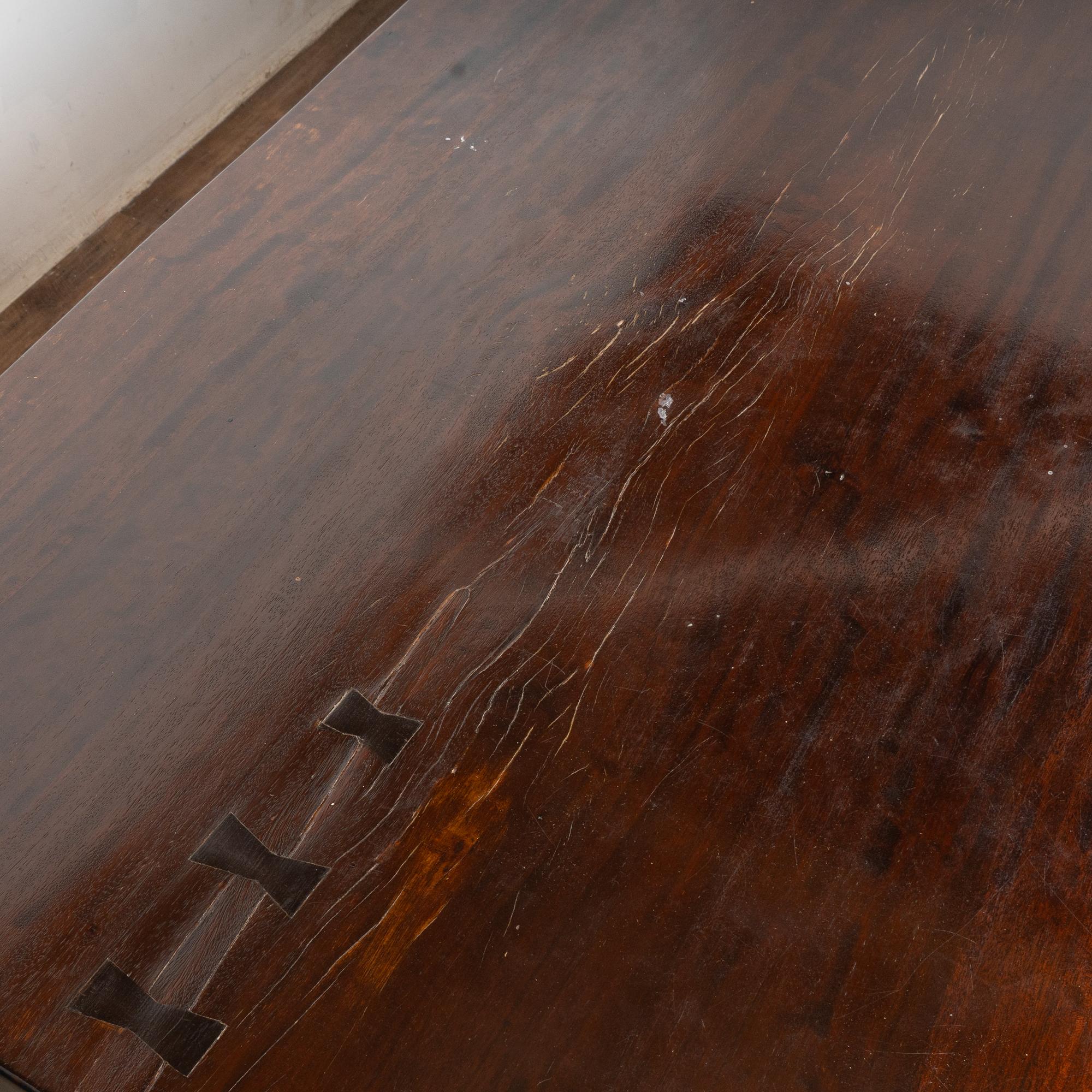19th Century Philippine Elmwood 12' Long Dining Table For Sale 1