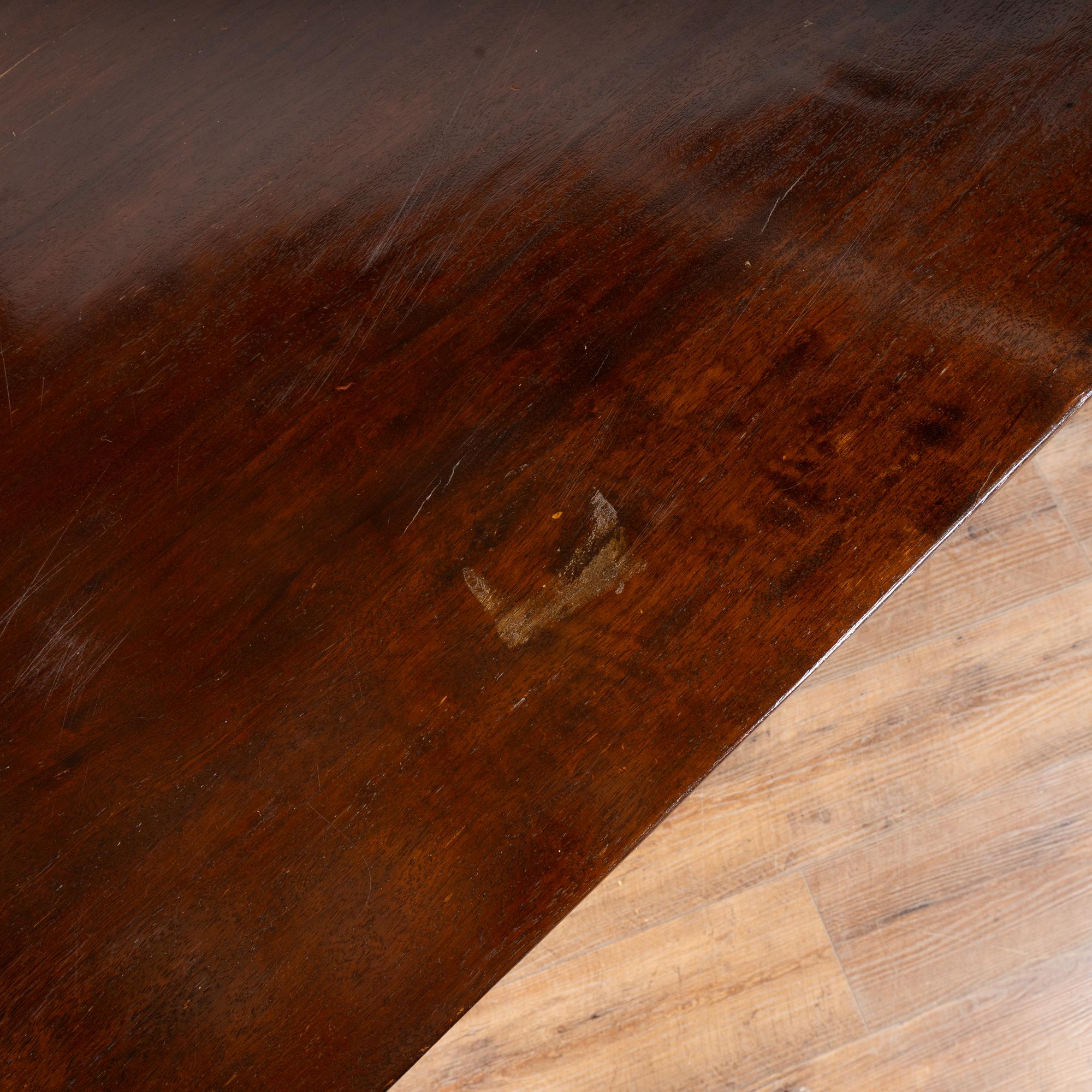 19th Century Philippine Elmwood 12' Long Dining Table For Sale 2