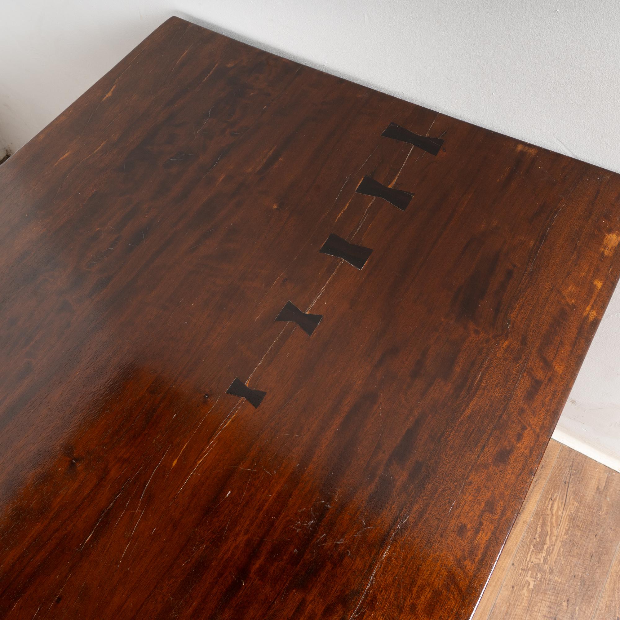 19th Century Philippine Elmwood 12' Long Dining Table For Sale 3