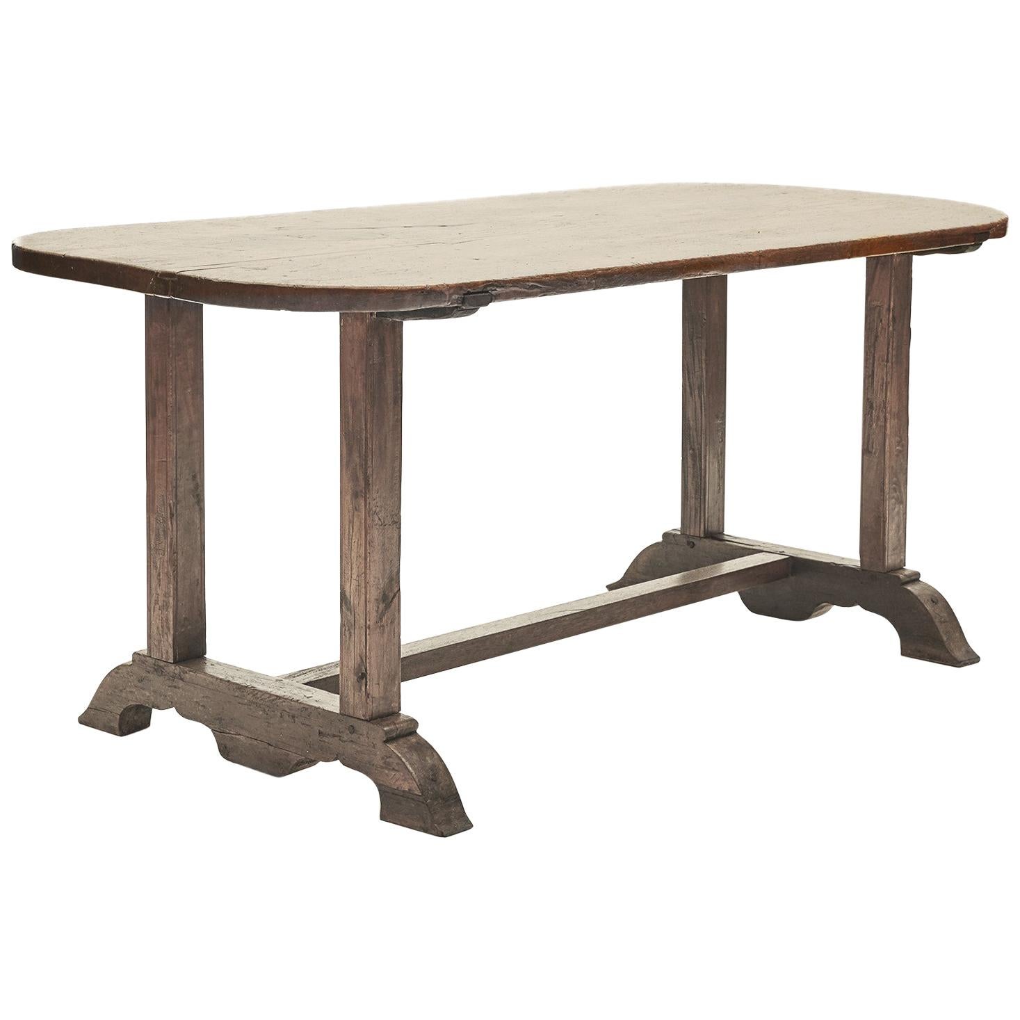 19th Century Philippine Long Dinning Table Made in Solid Molave Wood