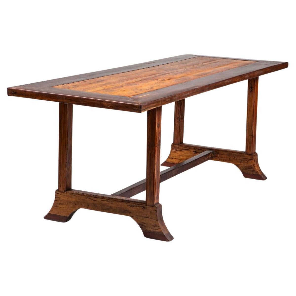 19th Century Philippine Refectory / Long Table Baroque style For Sale