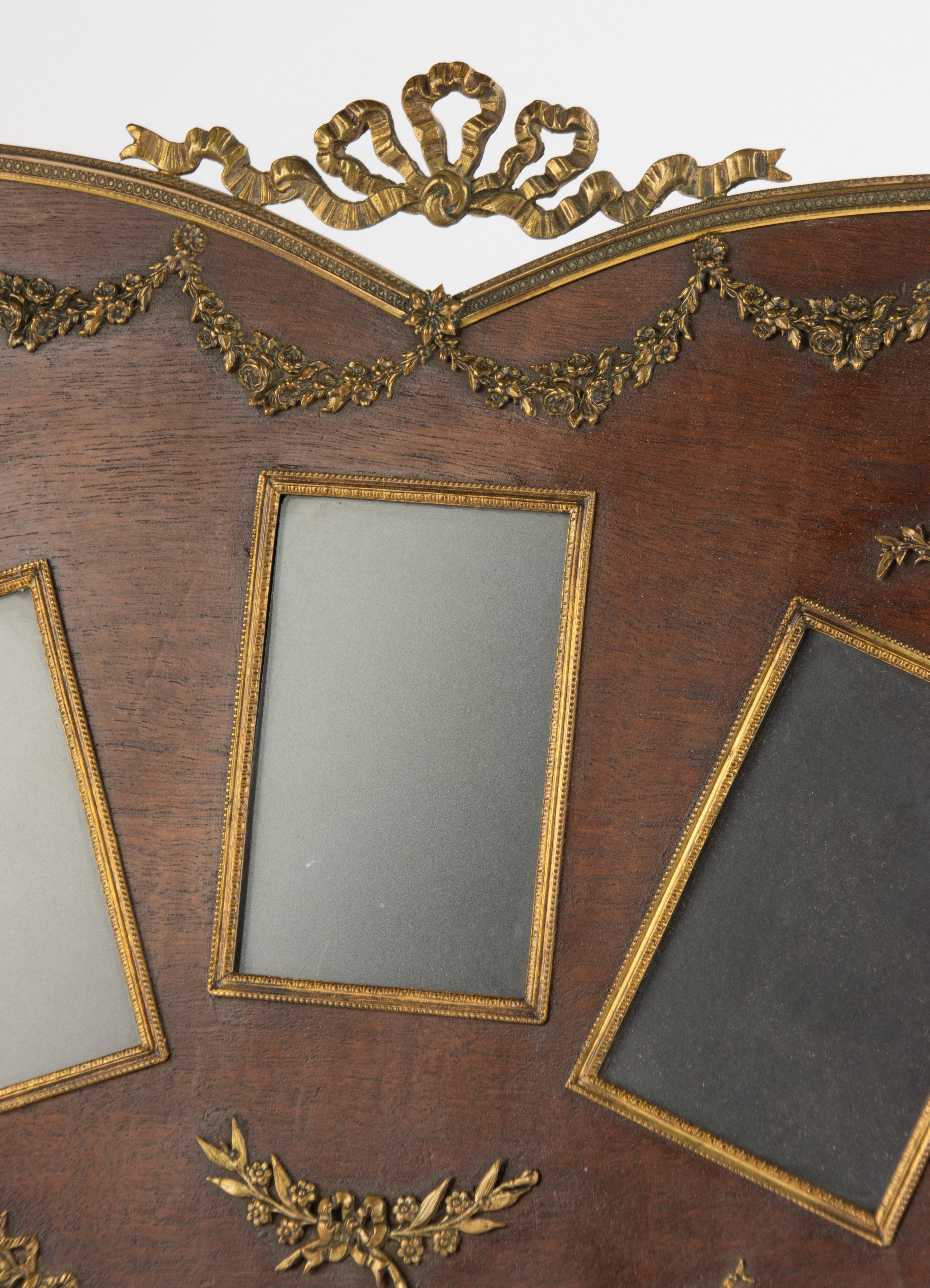 Cadre photo du 19ème siècle - France - Wood et bronze doré - Style Louis XVI en vente 4