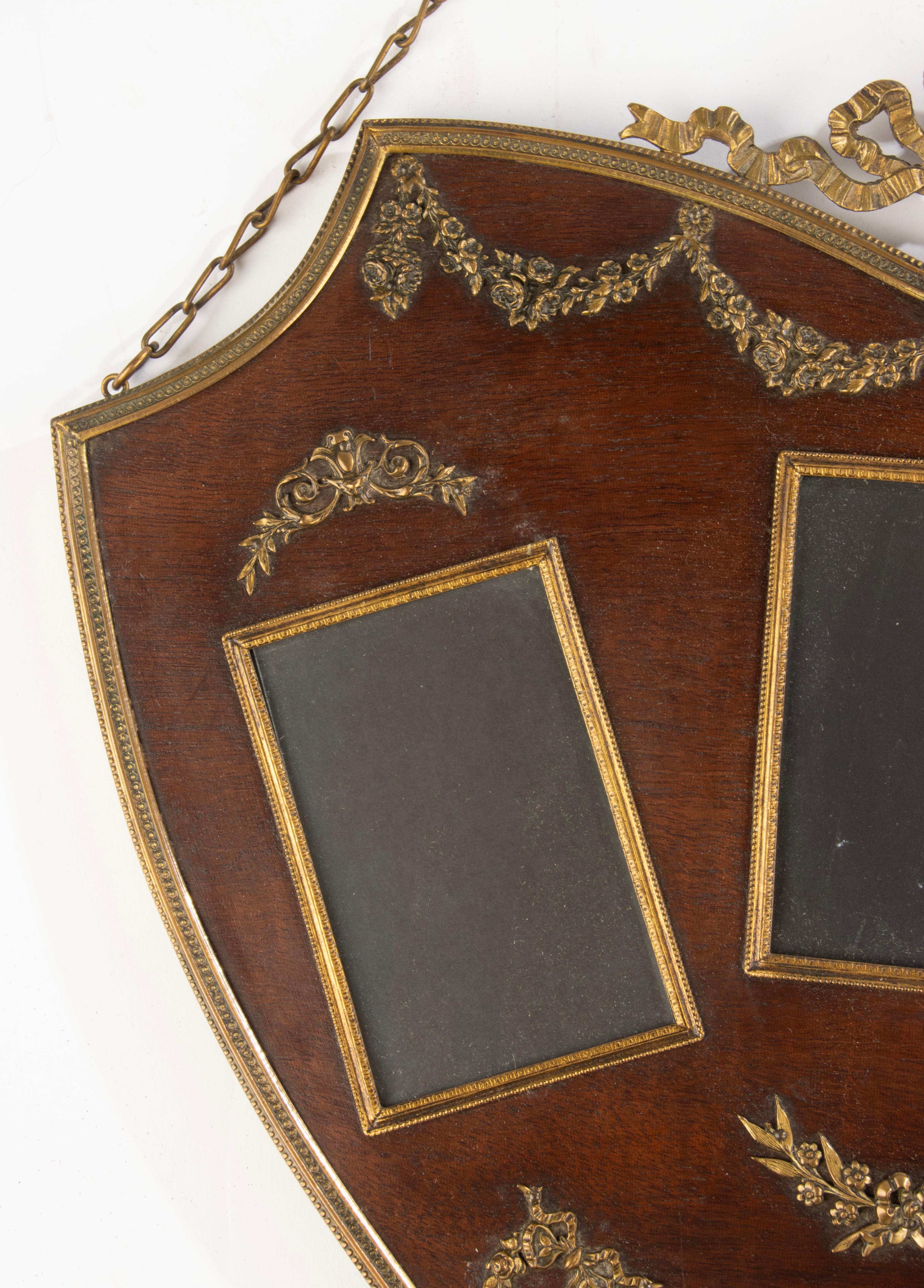 Cadre photo du 19ème siècle - France - Wood et bronze doré - Style Louis XVI en vente 8