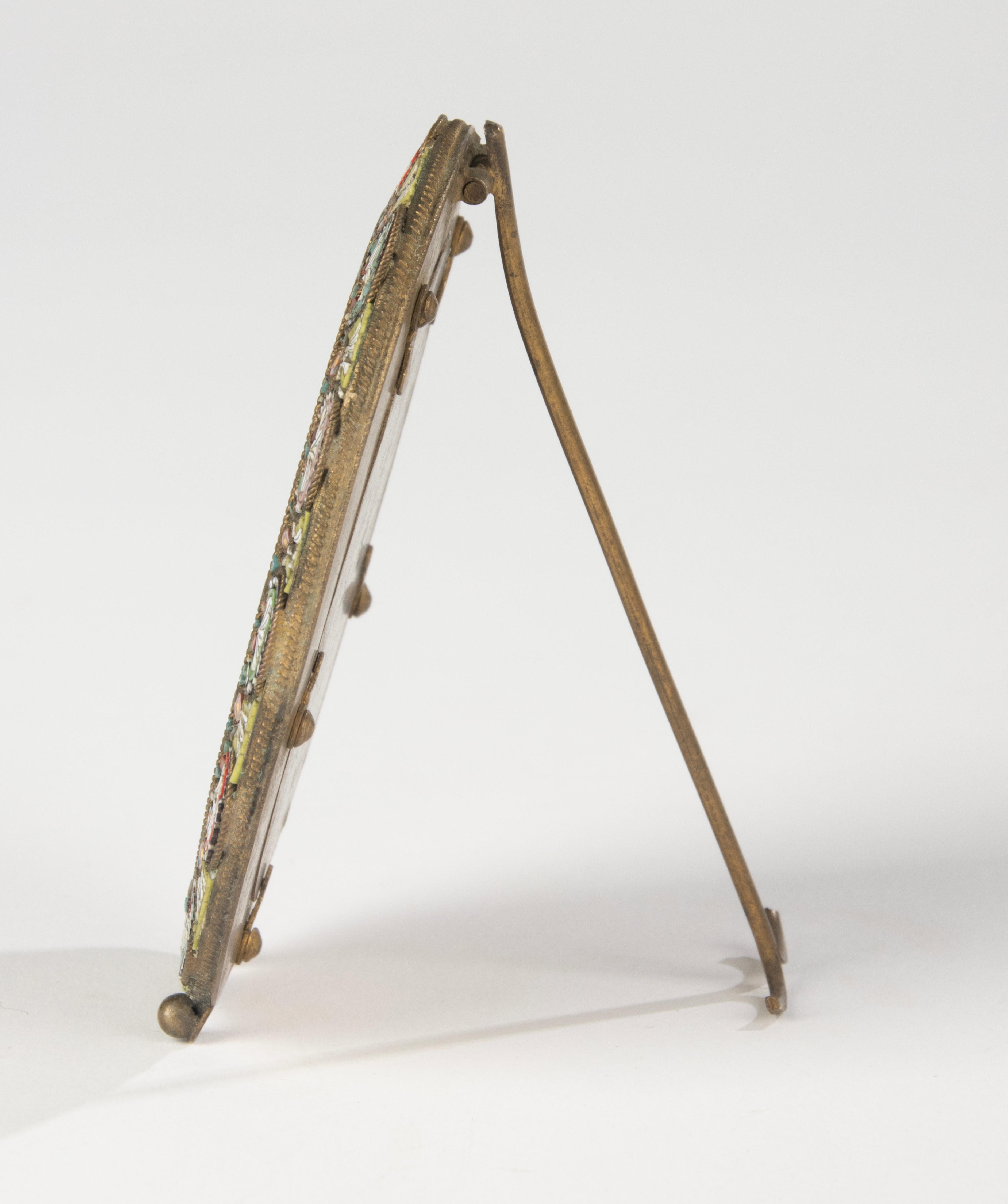 19th Century Picture Frame - Micro Mosaic Venetian Glass For Sale 4