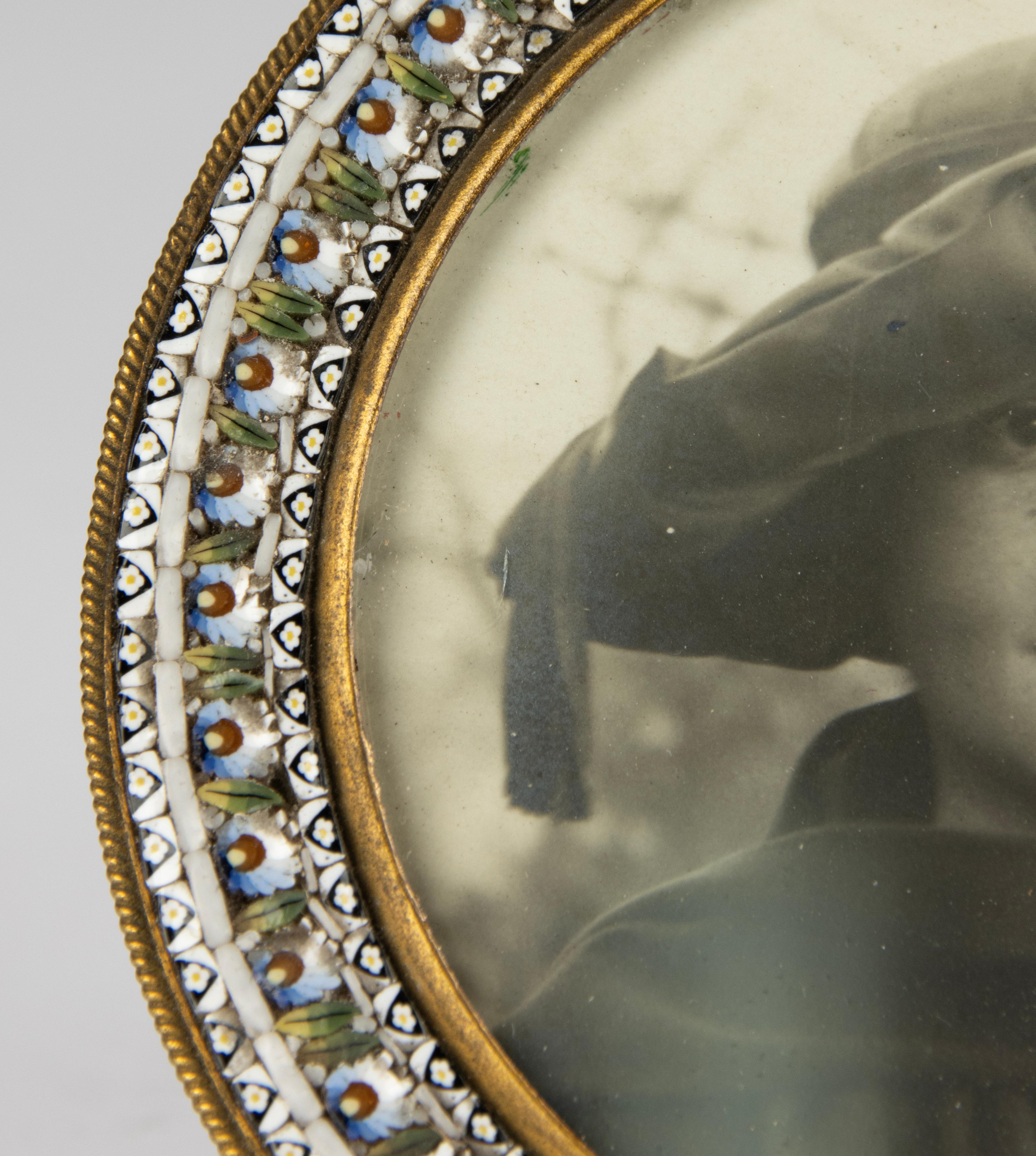 19th Century Picture Frame - Micro Mosaic Venetian Glass For Sale 4