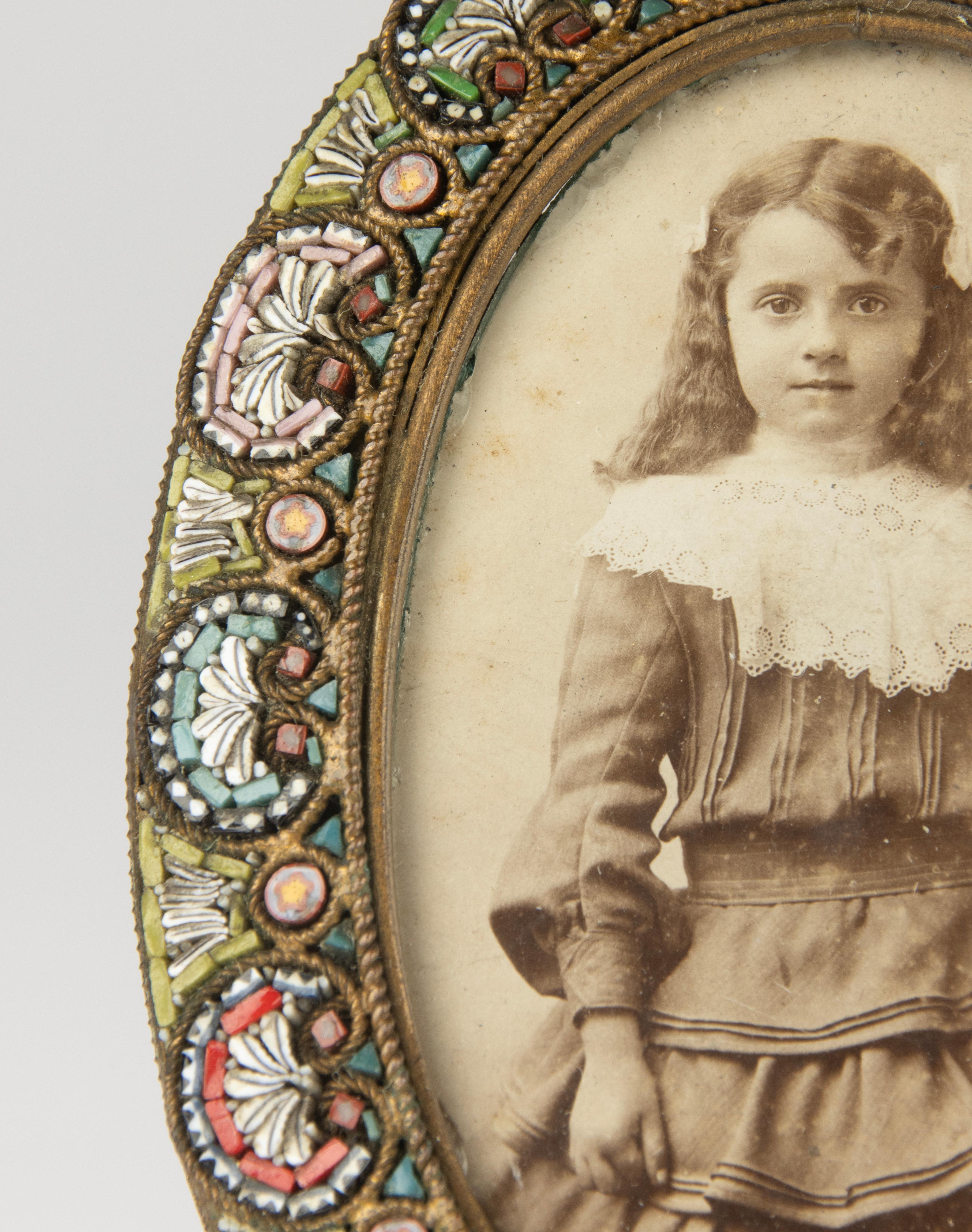 19th Century Picture Frame - Micro Mosaic Venetian Glass For Sale 8