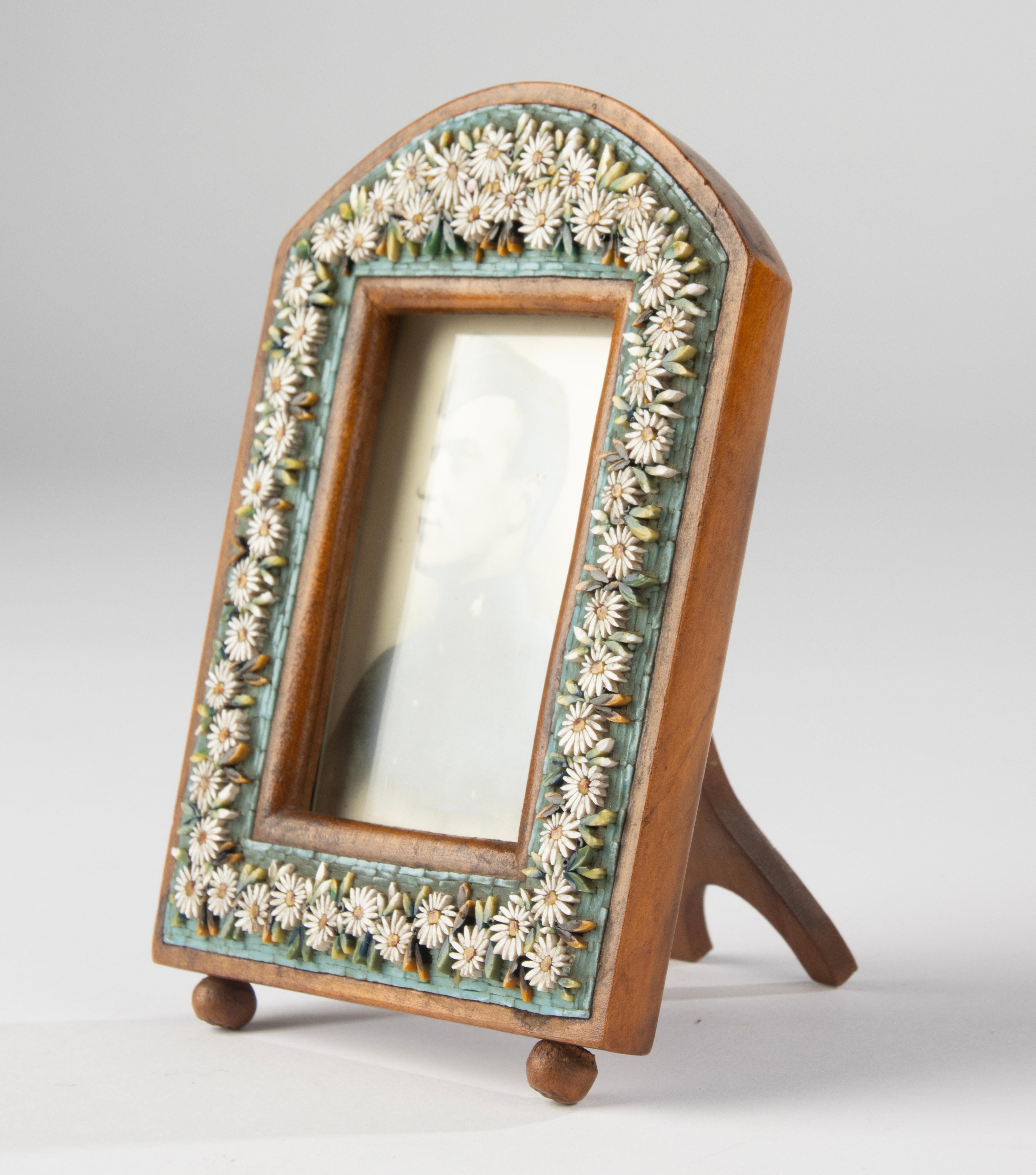 Italian 19th Century Picture Frame - Micro Mosaic Venetian Glass