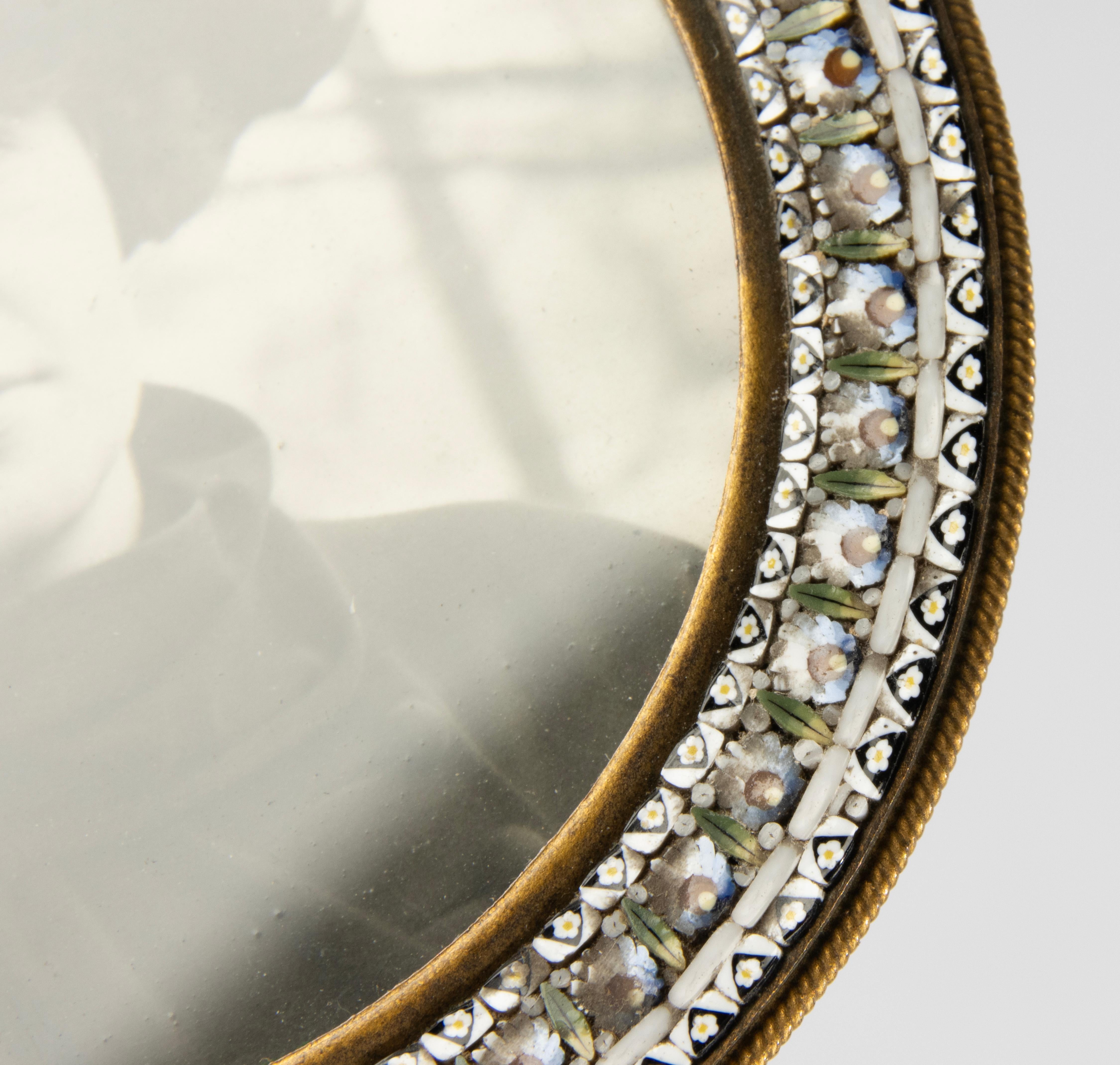 Italian 19th Century Picture Frame - Micro Mosaic Venetian Glass For Sale