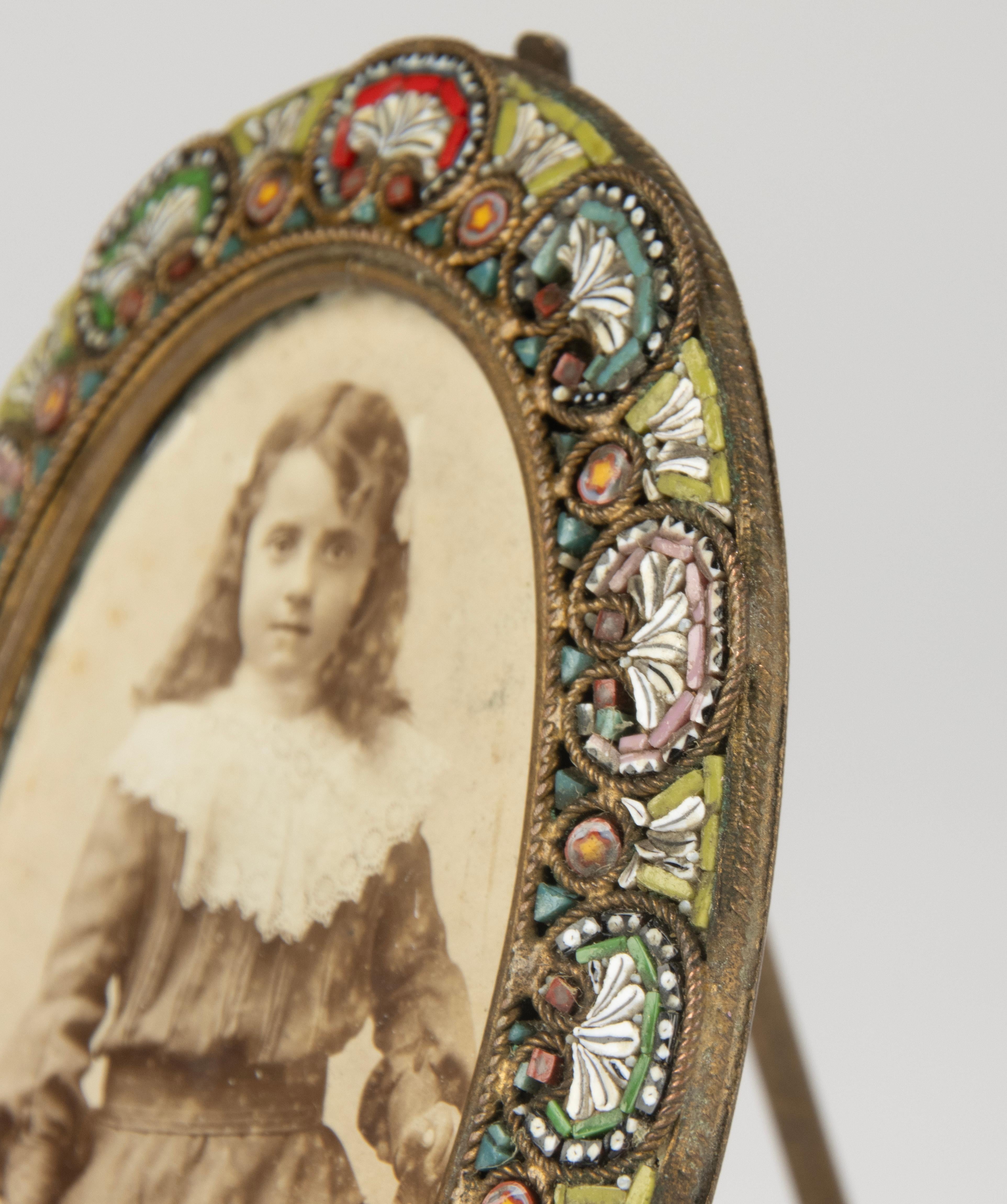 19th Century Picture Frame - Micro Mosaic Venetian Glass For Sale 2