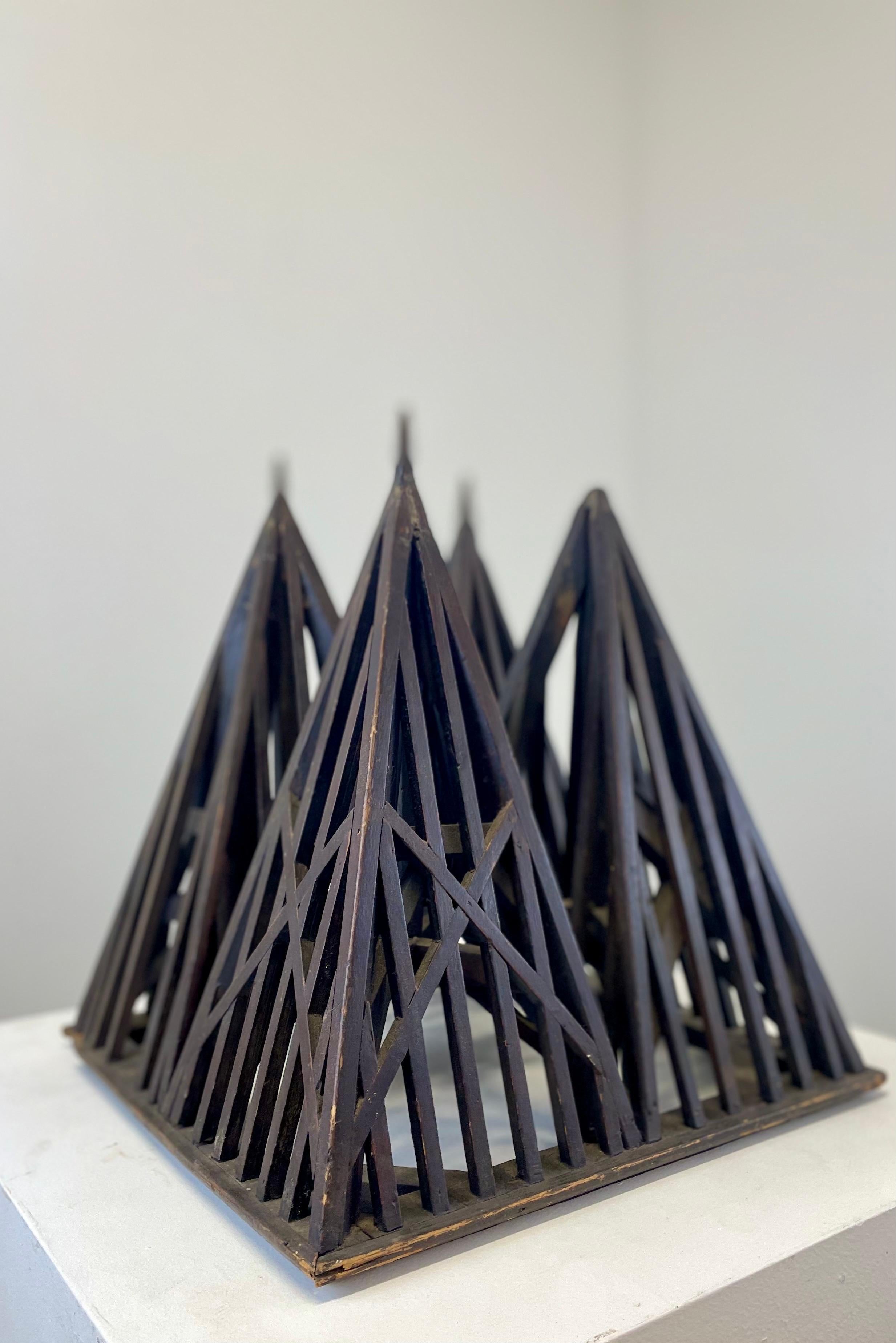 19th Century Piece De Maitrise, Architectural Model Roof - France For Sale 6