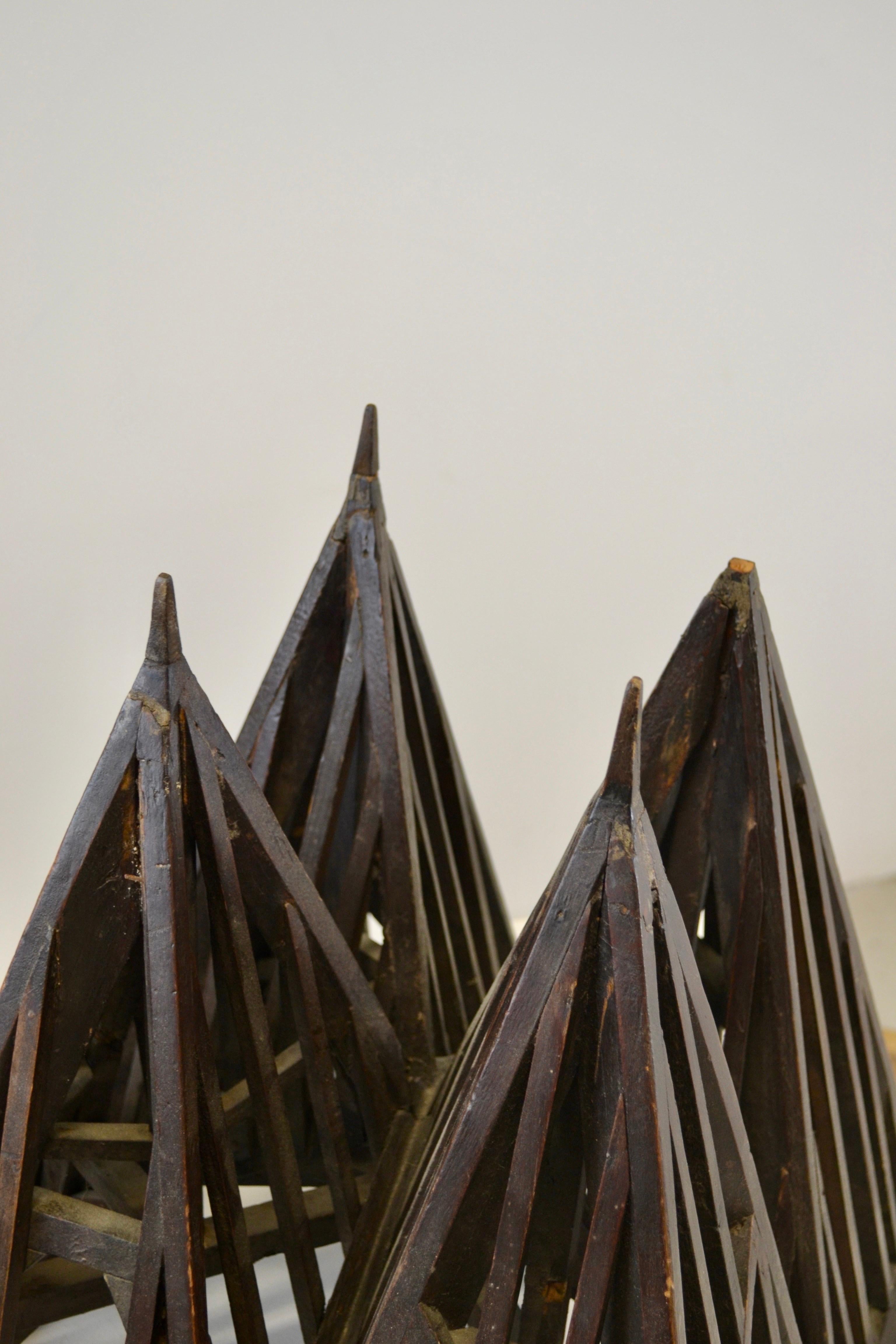 19th Century Piece De Maitrise, Architectural Model Roof - France For Sale 3
