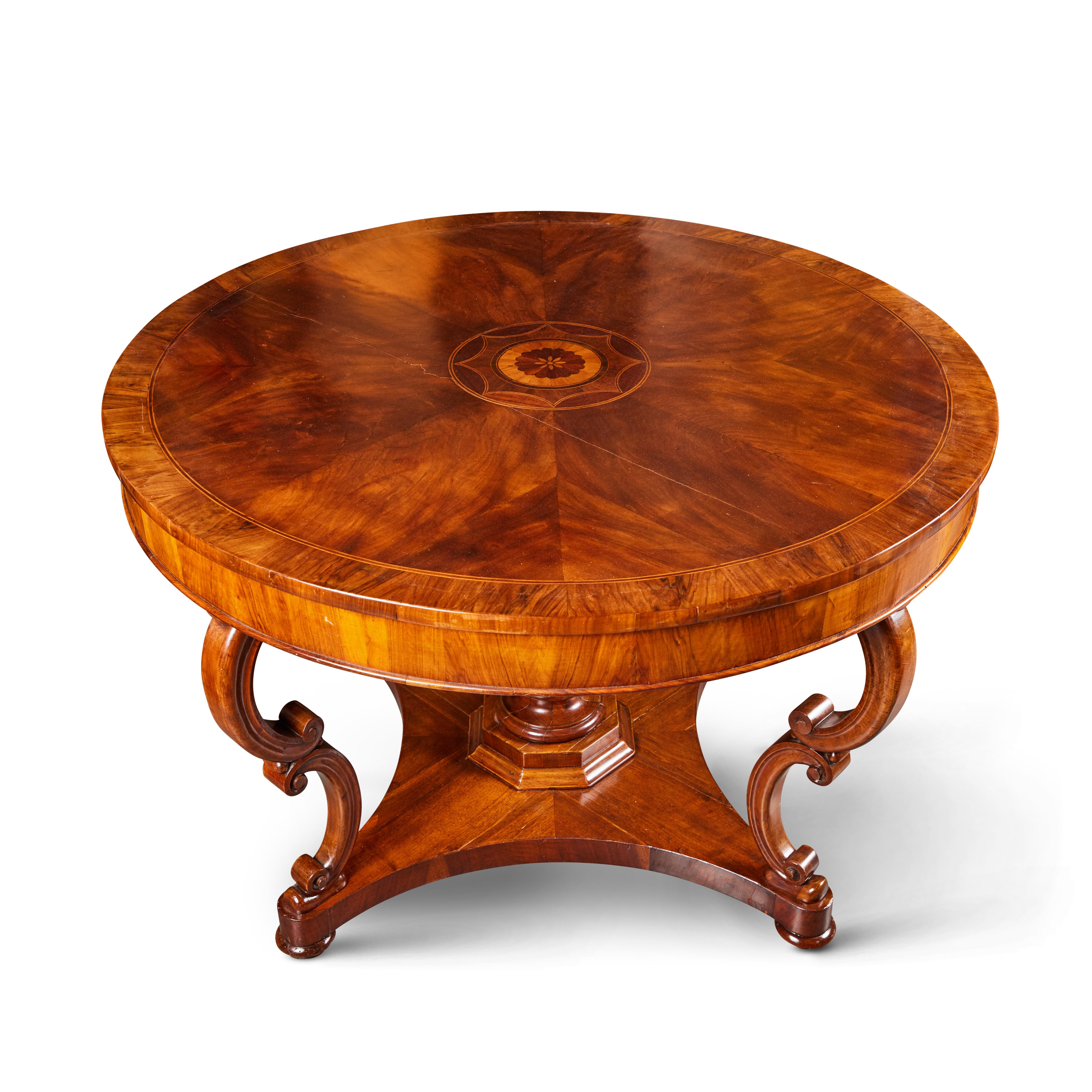 Hand-Carved 19th Century, Piedmont District Table For Sale