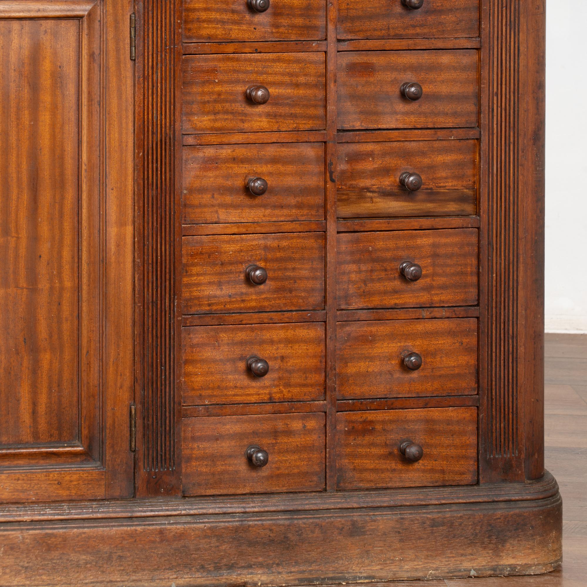 19th Century Pine Apothecary Shop Counter Free Standing Kitchen Island For Sale 11
