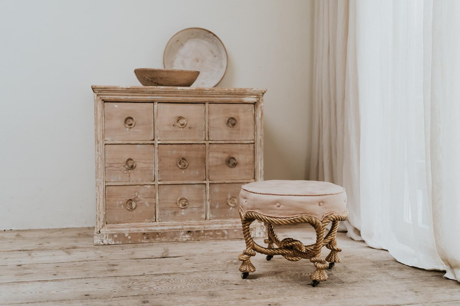 French 19th Century Pine Bank of Drawers/Commode/Chest of Drawers