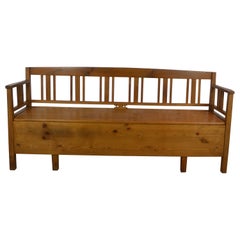 19th Century Pine Bench