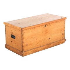 19th Century Pine Blanket Box