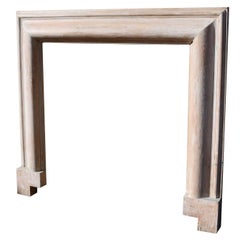 19th Century Pine Bolection Fire Surround