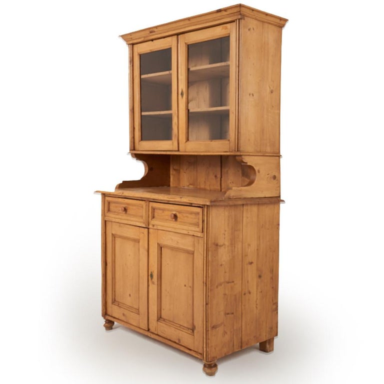 19th Century Pine Buffet with Hutch at 1stDibs