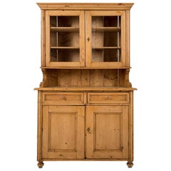 Antique 19th Century Pine Buffet with Hutch