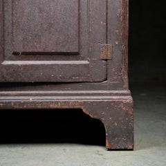 19th Century pine Canadiana stepback two piece country