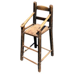19th Century Pine Child's Highchair