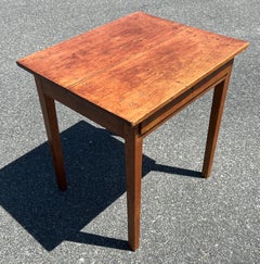 19th Century Pine Convent Stand with Single Drawer