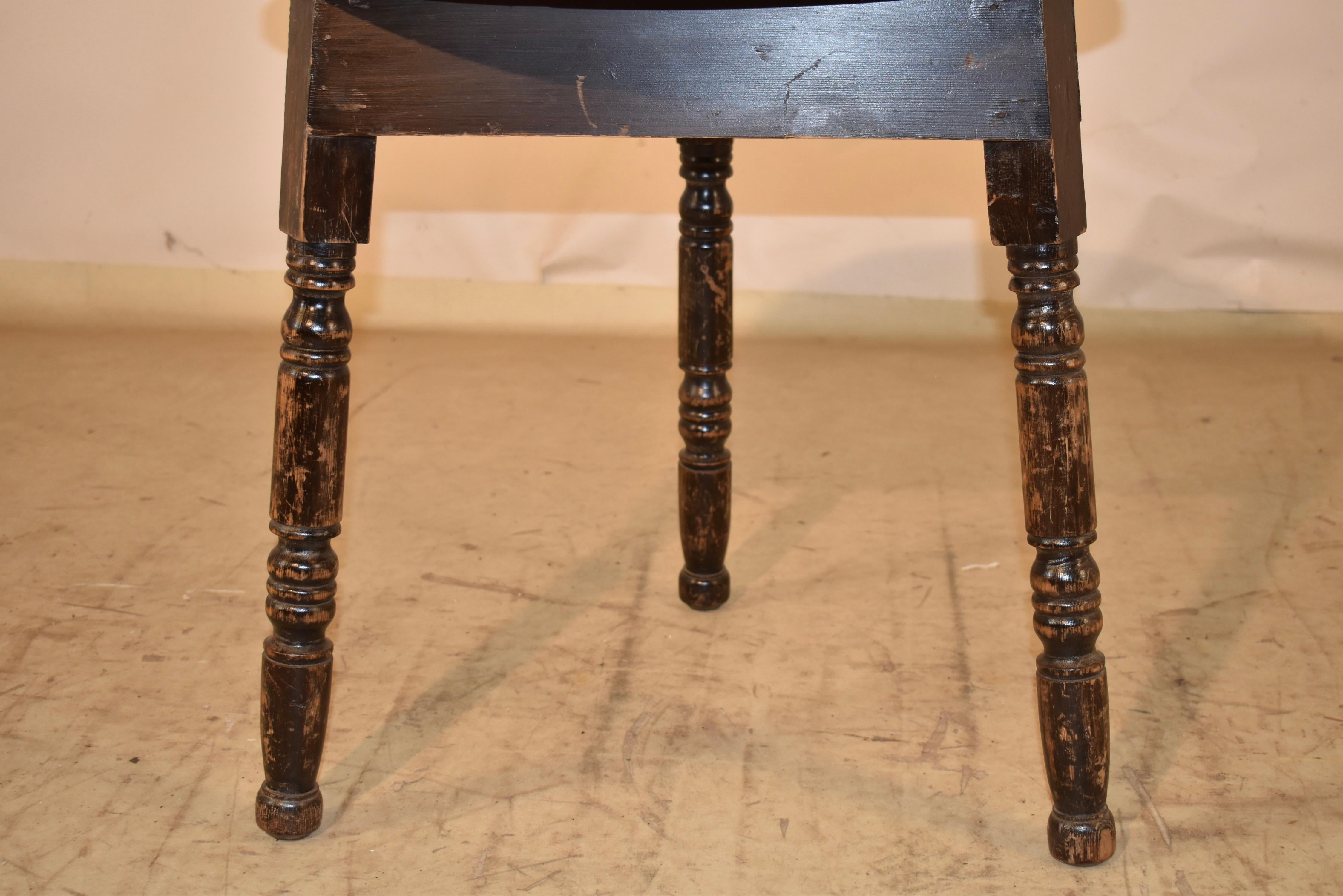 Cricket-Tisch aus Kiefernholz aus dem 19. im Angebot 1