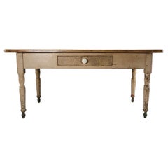 19th Century Pine Dairy Table