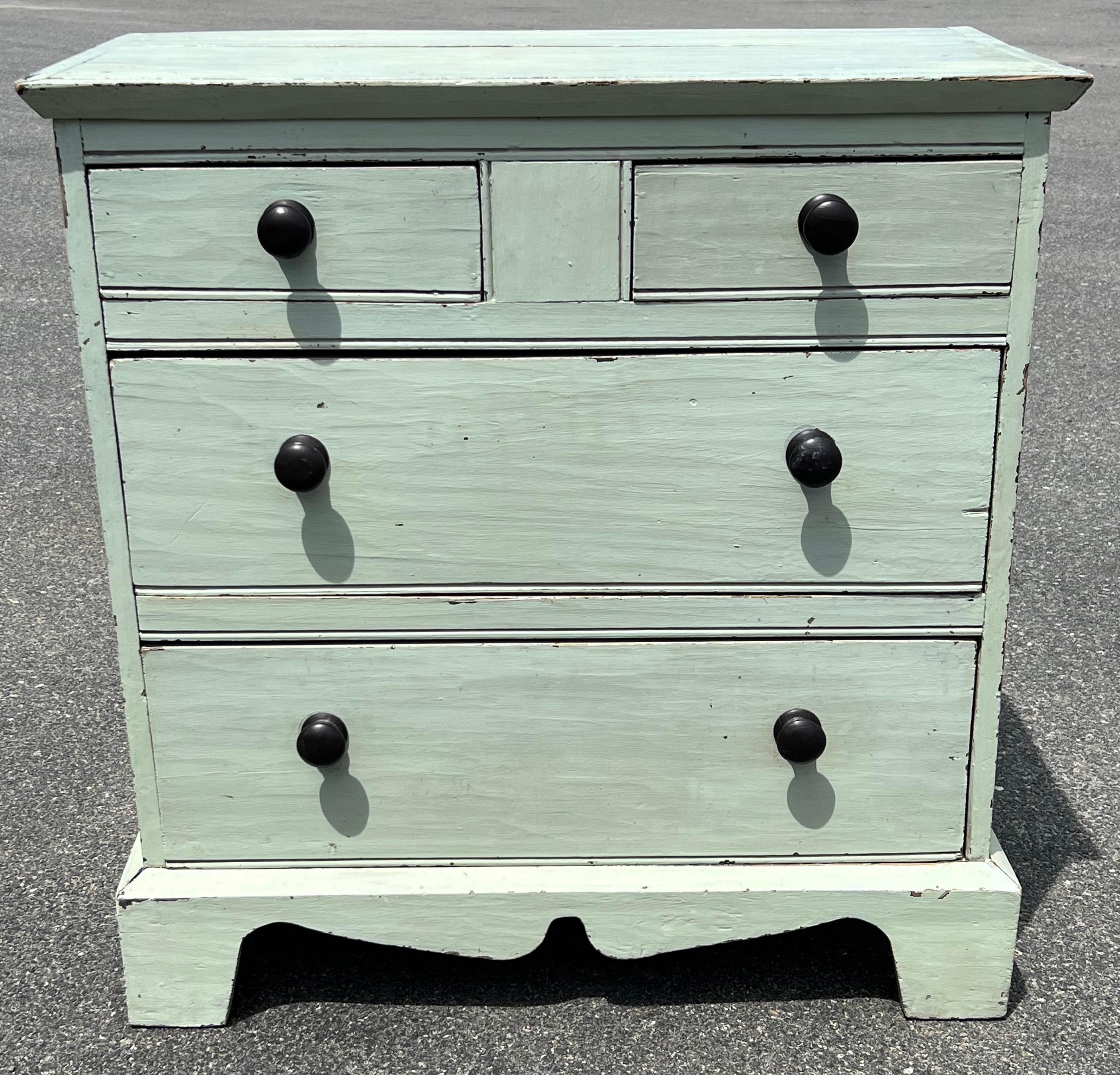 pale green chest of drawers